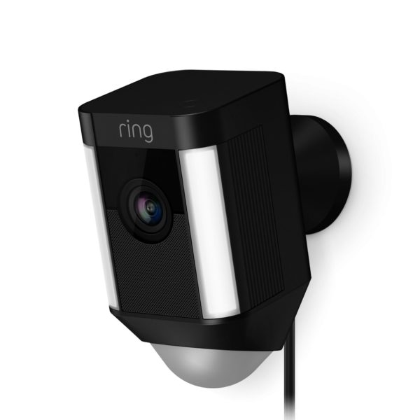 ring spotlight video camera, beveiligingscamera bedraad